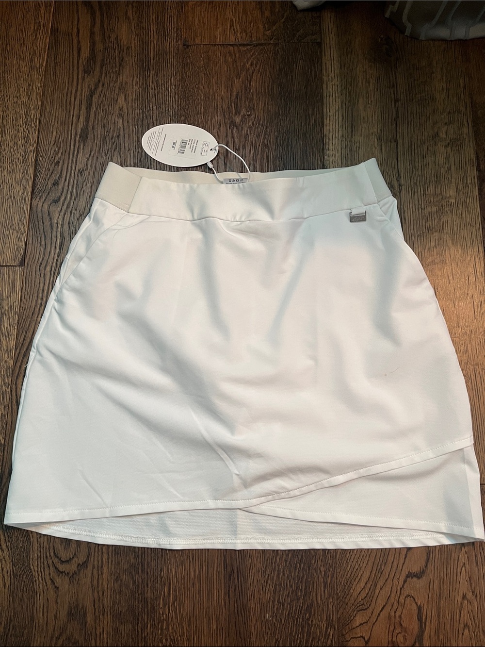 Greg Norman Collection White Athletic Skort